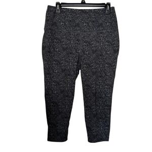 Ladies Mta Sport Workout Pants Sz L Black Gray